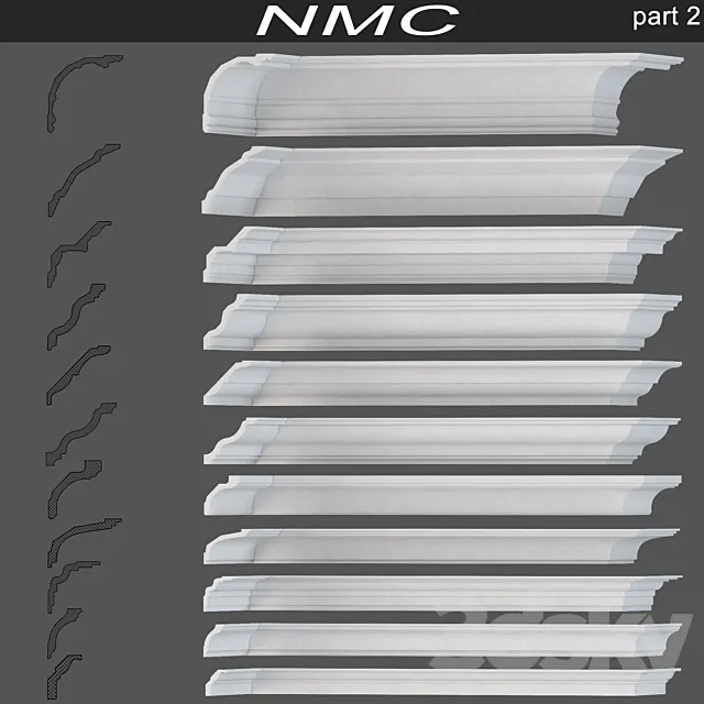 Cornices NMC (part 2) 3DModel Cornices NMC (part 2) 3DModel