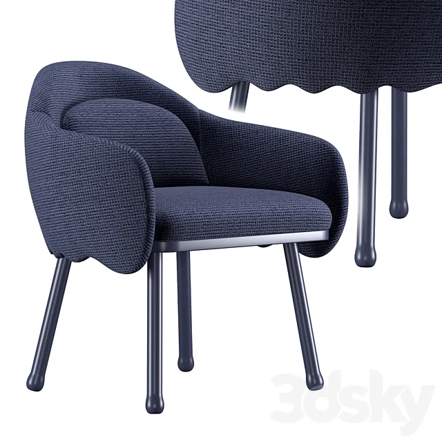 Corolla chair 270 3DModel