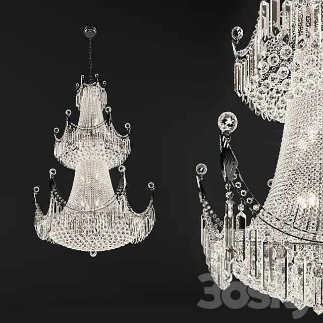 Corona Colection Chandelier 8949G36C 3D Model Corona Colection Chandelier 8949G36C 3D Model