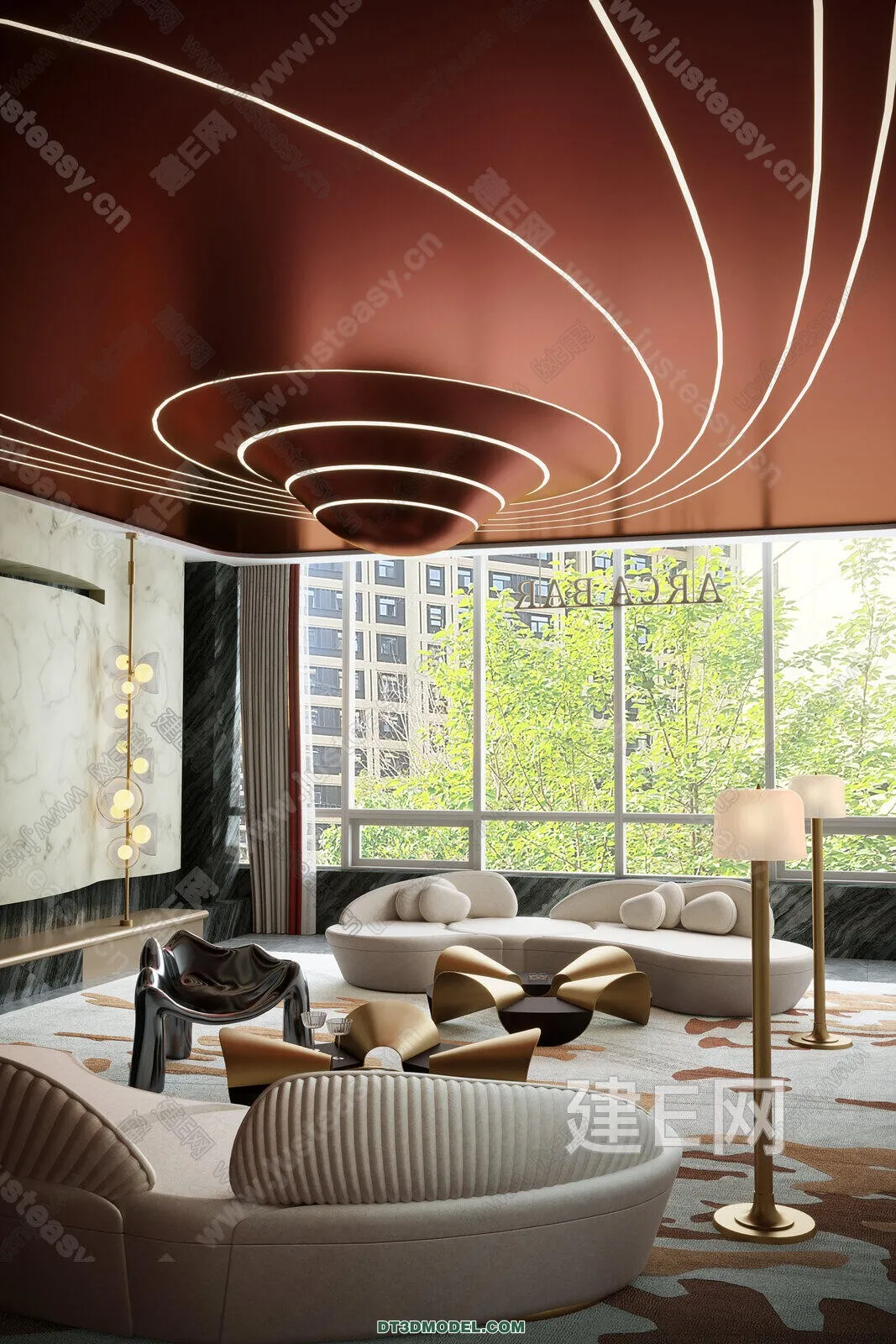 CORONA LIVING ROOM 3D MODELS – 079