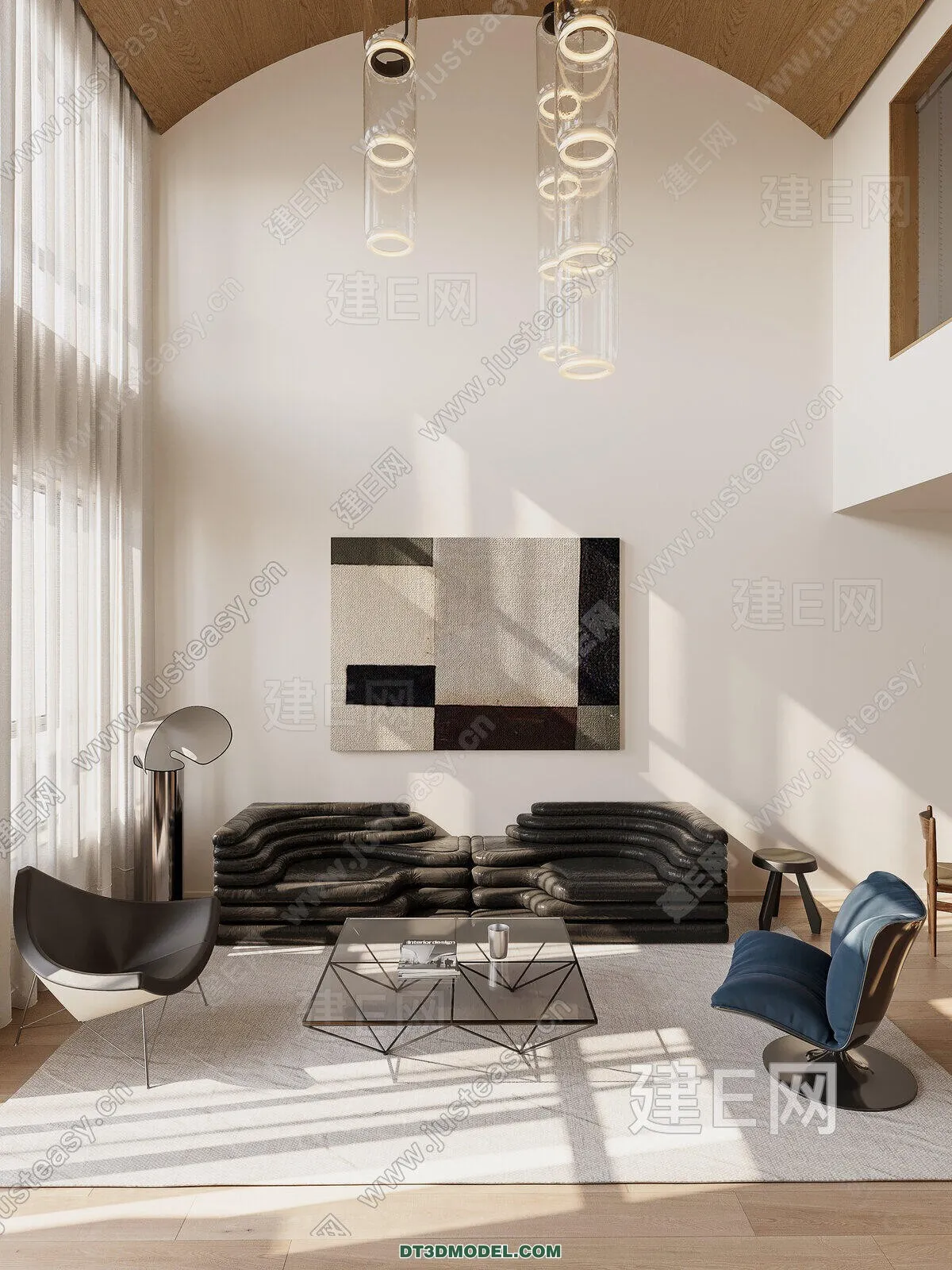 CORONA LIVING ROOM 3D MODELS – 110