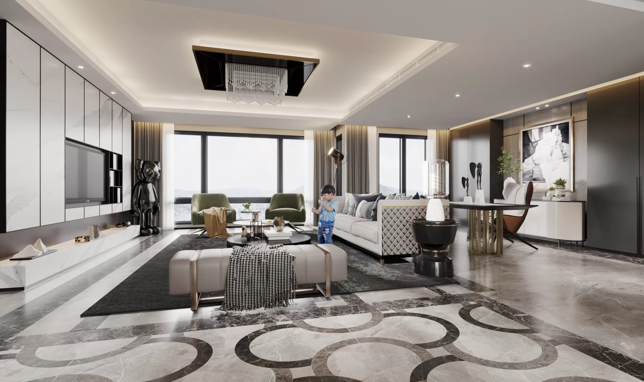 CORONA SCENES – LIVING ROOM – 3073