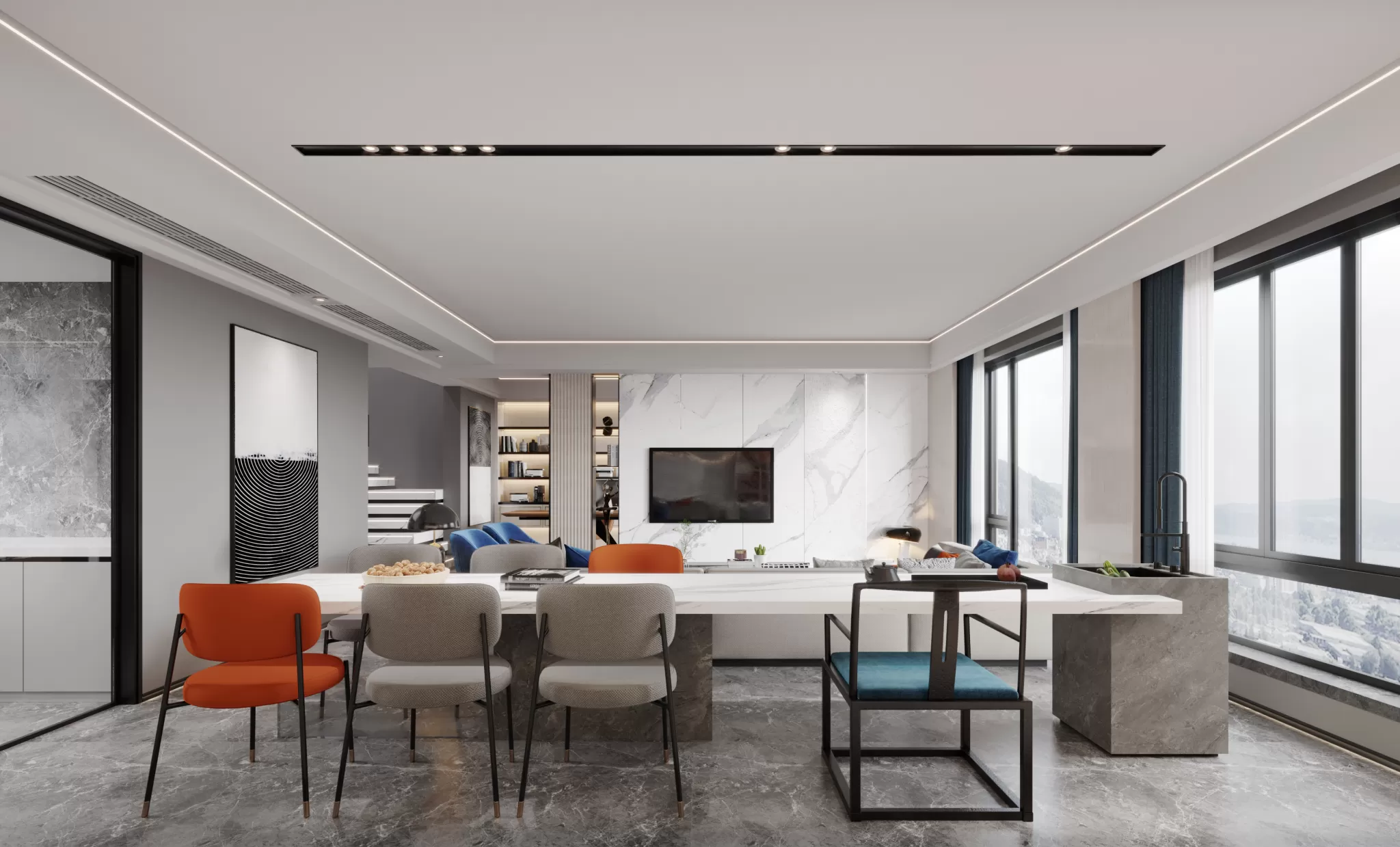 CORONA SCENES – LIVING ROOM – 3074