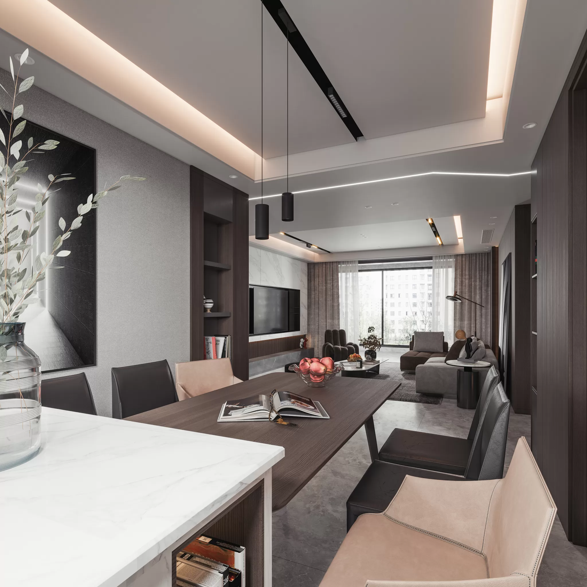 CORONA SCENES – LIVING ROOM – 3091