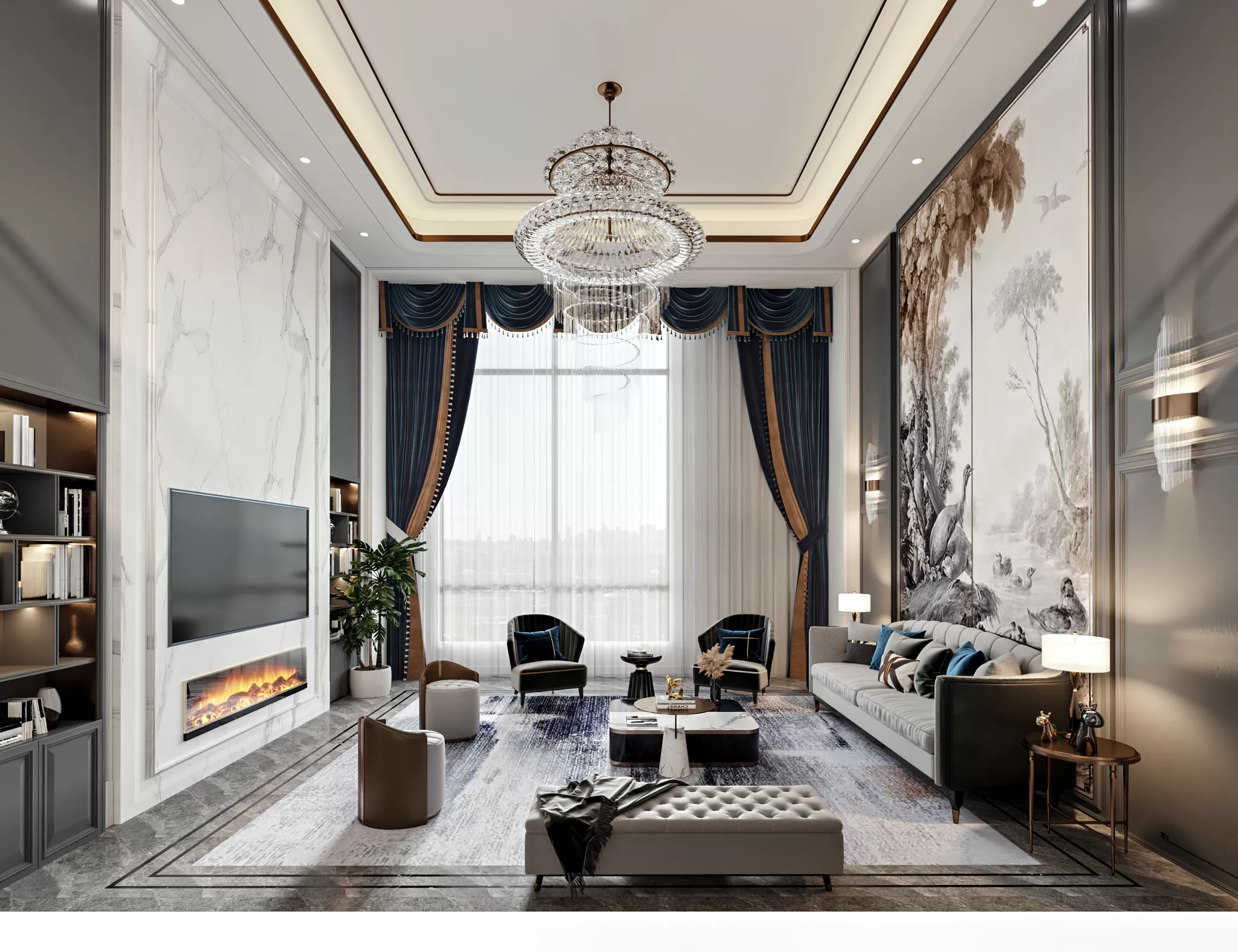 CORONA SCENES – LIVING ROOM – 3209