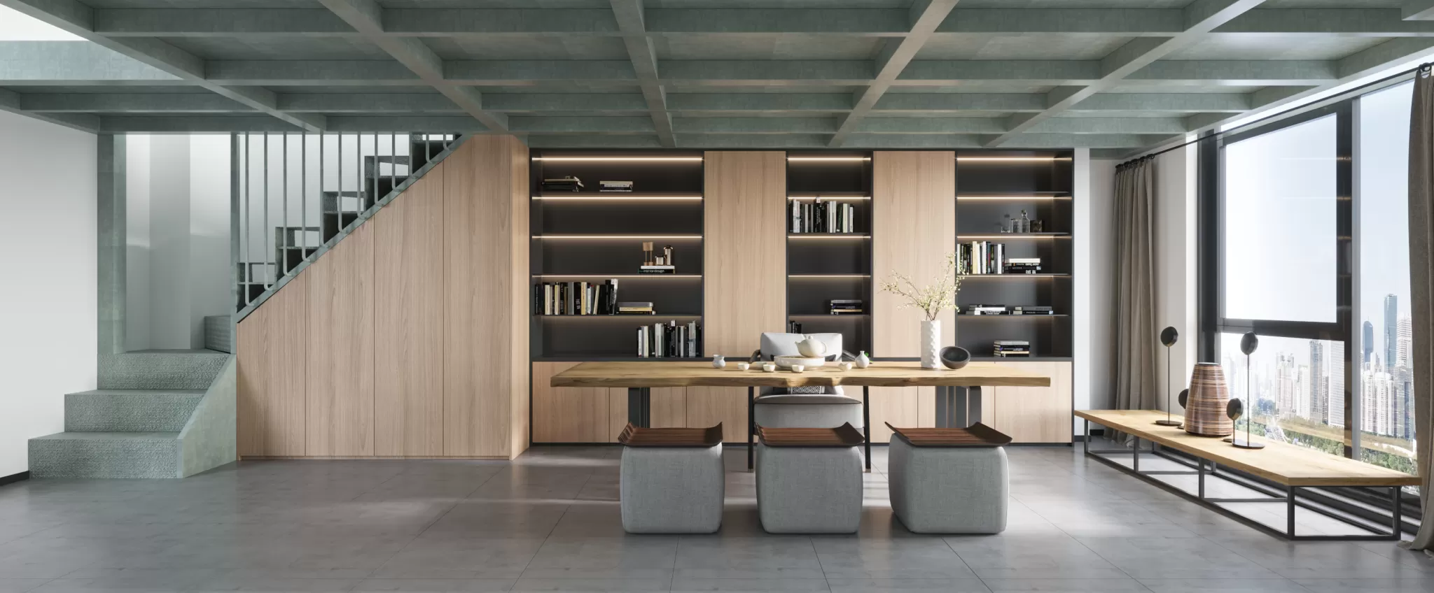 CORONA SCENES – STUDY ROOM – 3313