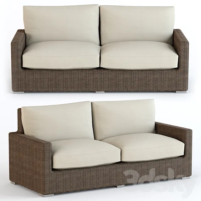 Coronado Mid Sofa 3D Model Coronado Mid Sofa 3D Model