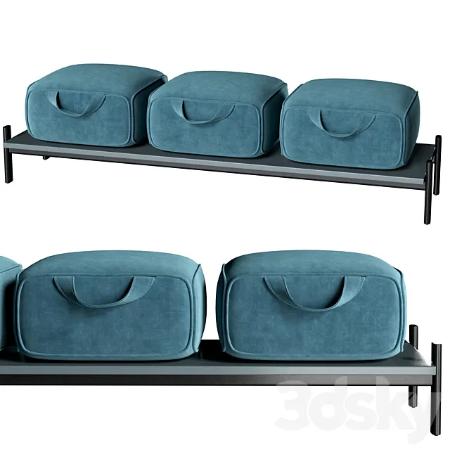 Corte Zari Perseo bench 3DModel Corte Zari Perseo bench 3DModel