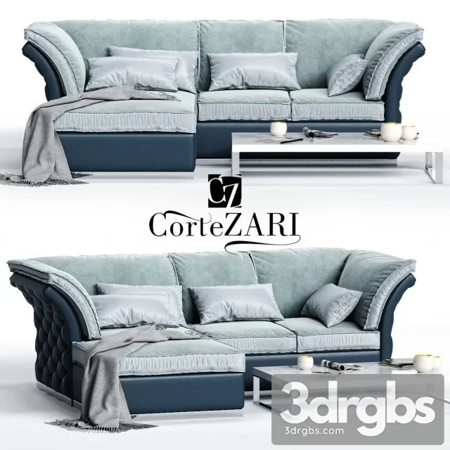 Corte Zari Tiago Corner Sofa 3D Model Download Corte Zari Tiago Corner Sofa 3D Model Download
