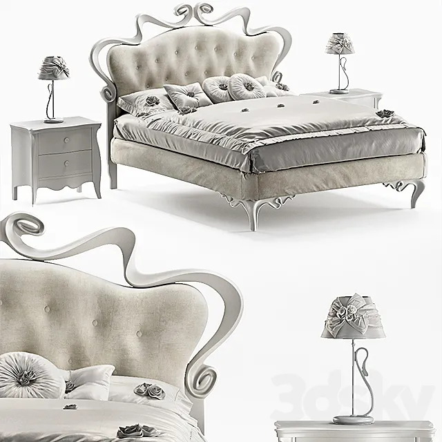 Cortezari Melissa Bed 3DModel