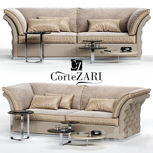 CorteZARI TIAGO Sofa 3DModel
