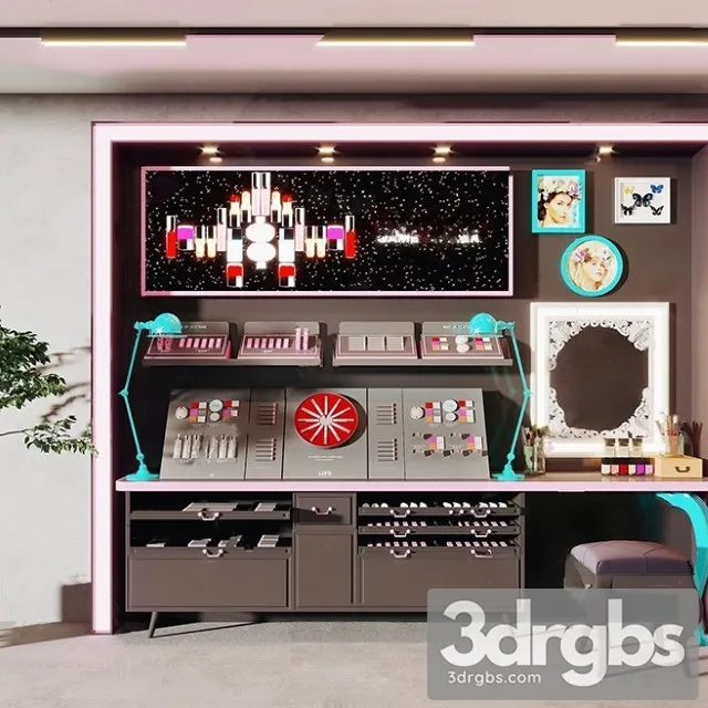 Cosmetic Container 3D Model Download