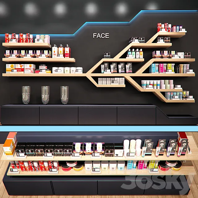 Cosmetics store 3DModel