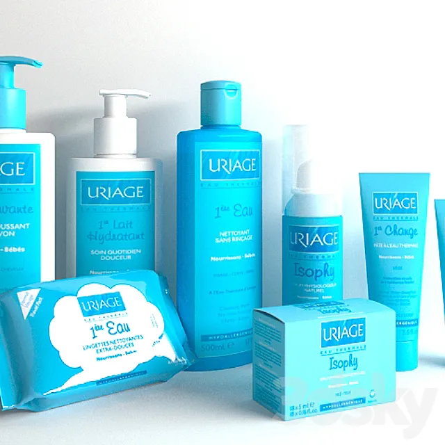 Cosmetics “URIAGE” 3DModel