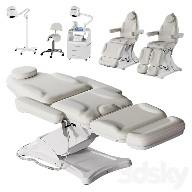 Cosmetology and pedicure chair P70 3D Model