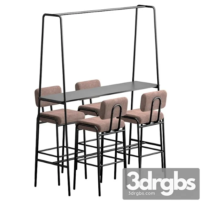 Cosmo bar stool and table 2 Cosmo bar stool and table 2