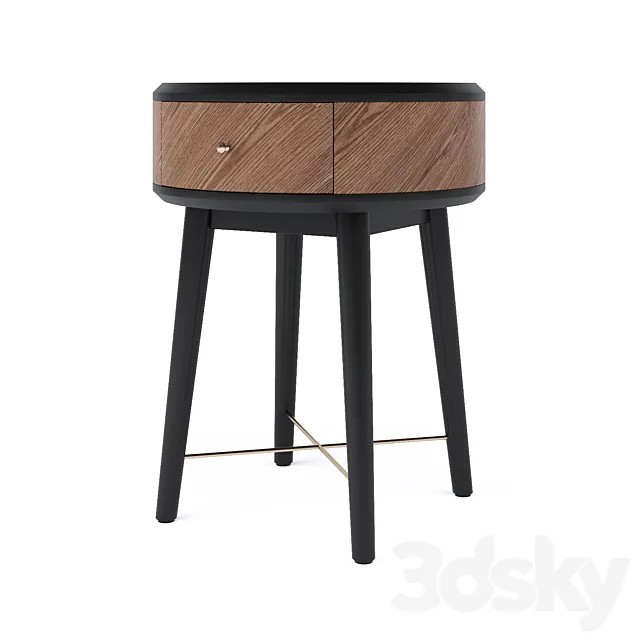 Cosmo bedside table – Brave Round 3D Model Cosmo bedside table – Brave Round 3D Model