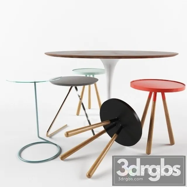 Cosmo Chair Set 3D Model Download Cosmo Chair Set 3D Model Download