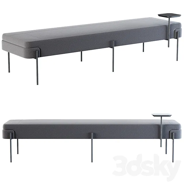Cosmo Valencia Bench 3DModel Cosmo Valencia Bench 3DModel