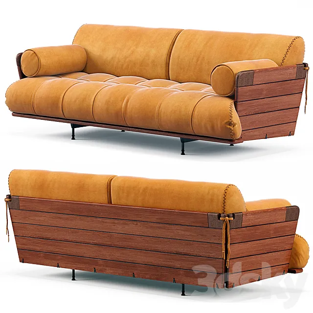 Cosmopolitan 3 Seater Sofa 3D Model Cosmopolitan 3 Seater Sofa 3D Model