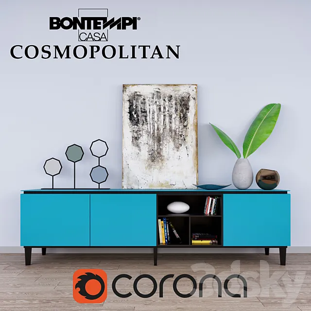 Cosmopolitan console 3D Model