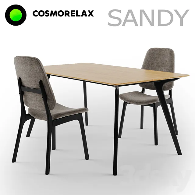 Cosmorelax_Sandy_set 3D Model Cosmorelax_Sandy_set 3D Model