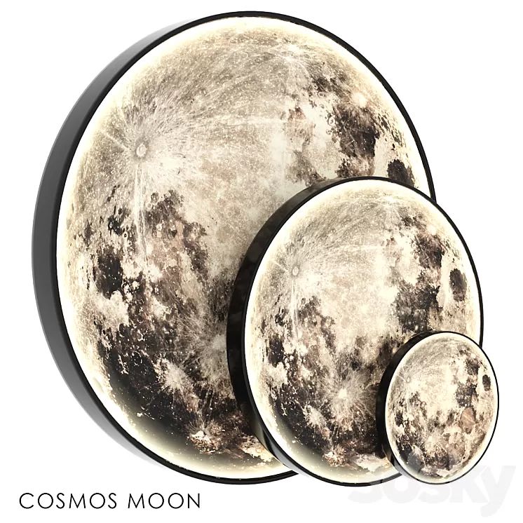 COSMOS MOON 3D Model Free Download