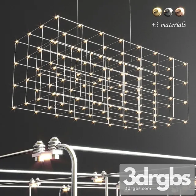 Cosmos square quasar chandelier Cosmos square quasar chandelier