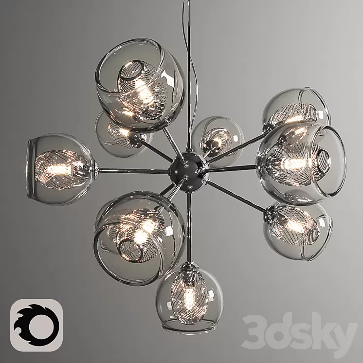 Cosmos Starburst 3D Model