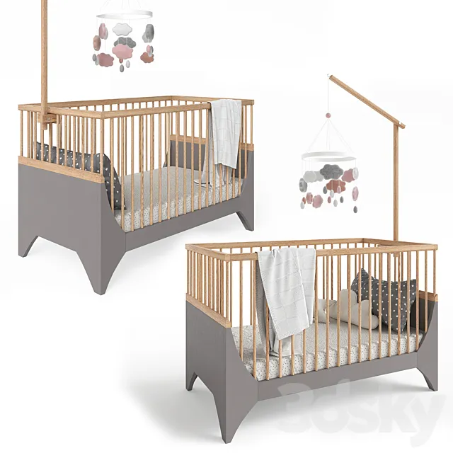 Cot Yomi Cot – Sebra 3D Model Cot Yomi Cot – Sebra 3D Model