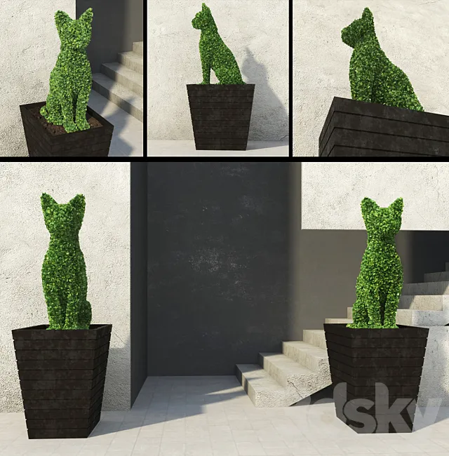 Côte Topiary 3D Model