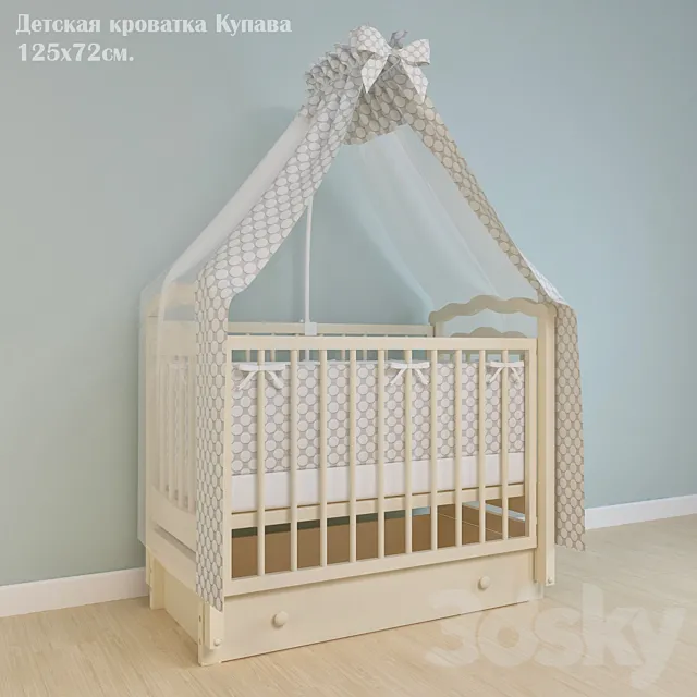 Cots Mozhginsky lesokombinat Kupava 3DModel Cots Mozhginsky lesokombinat Kupava 3DModel