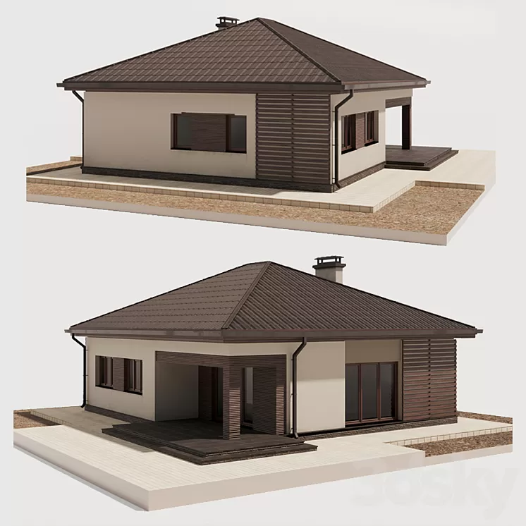Cottage 3D Model