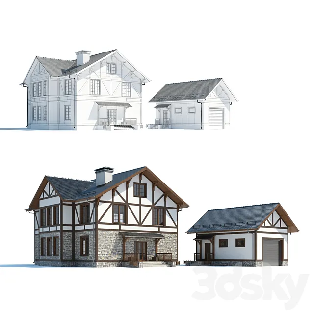 Cottage 3D Model