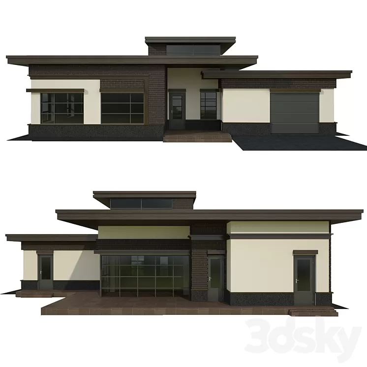 Cottage T5 3D Model