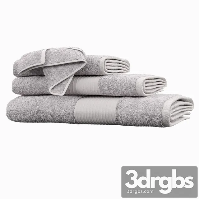 Cotton Bath Towel 3D Model Download