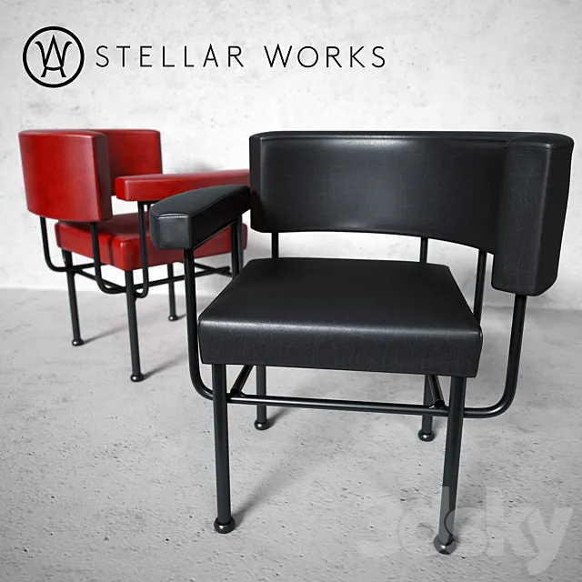 Cotton Club Chair 3D Model