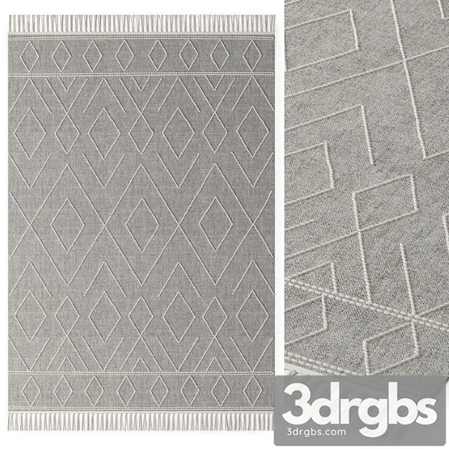 Cotton rug sydney gray