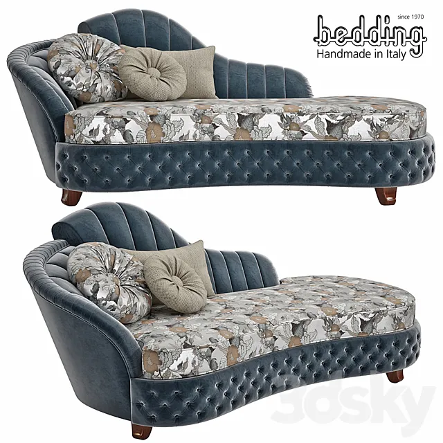 Couch Bedding Sipario 3DModel Couch Bedding Sipario 3DModel