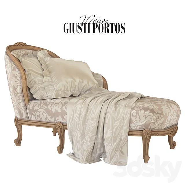 Couch NOUVELLE 430 Giusti Portos 3DModel Couch NOUVELLE 430 Giusti Portos 3DModel