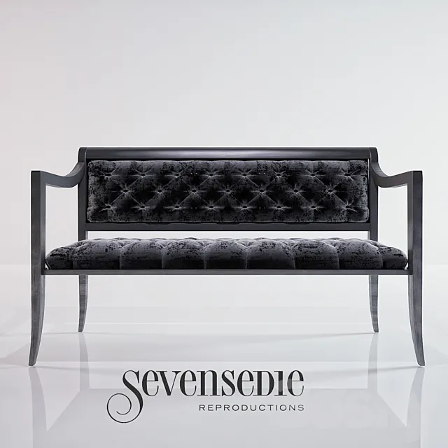 couch sevensedie Reproductions Modern Times 0600D 3DModel couch sevensedie Reproductions Modern Times 0600D 3DModel