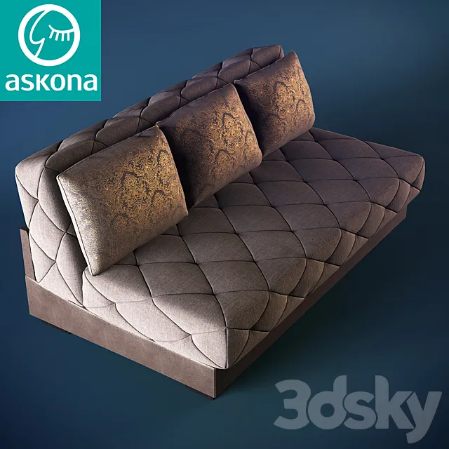 Couch Vega. Ascona 3DModel Couch Vega. Ascona 3DModel