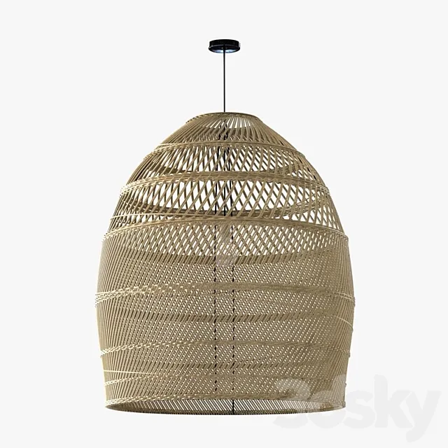 Couleur Locale Shezad Seagrass Suspension 3DModel