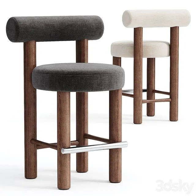 Counter Chair Gropius CS2 by NOOM 3D Model Counter Chair Gropius CS2 by NOOM 3D Model