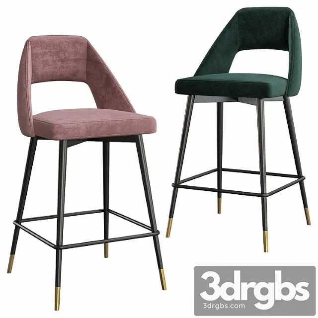 Counter Stool Avorio 3D Model Download Counter Stool Avorio 3D Model Download