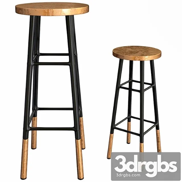 Counter stools emery 2 3D Model Download Counter stools emery 2 3D Model Download