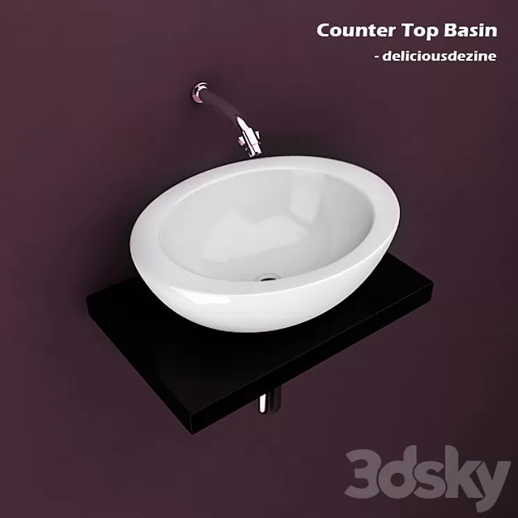 Counter Top Basin 3D Model