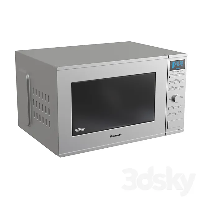 Countertop Microwaves NN-SD681S 3D Model Countertop Microwaves NN-SD681S 3D Model