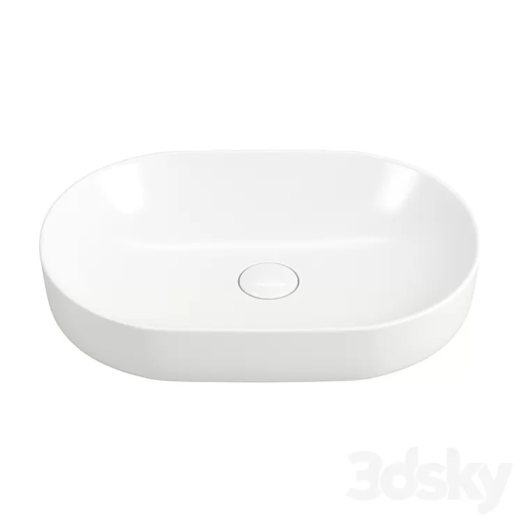 Countertop washbasin BelBagno BB1084 3D Model