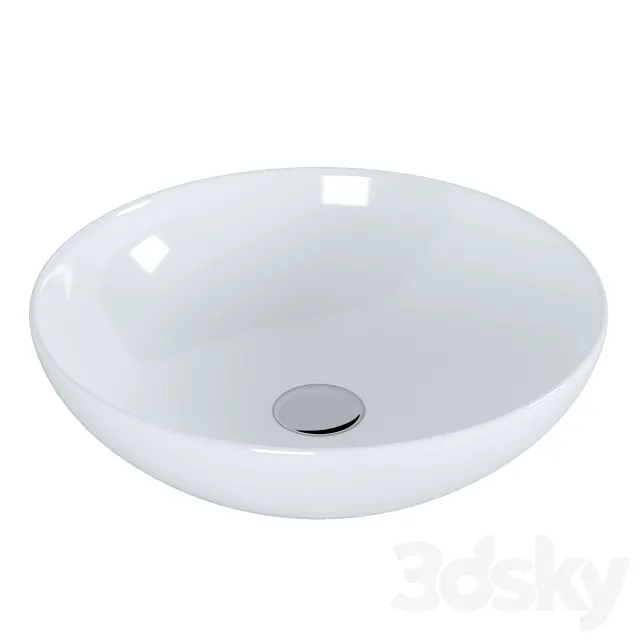 Countertop washbasin BelBagno BB344 3D Model